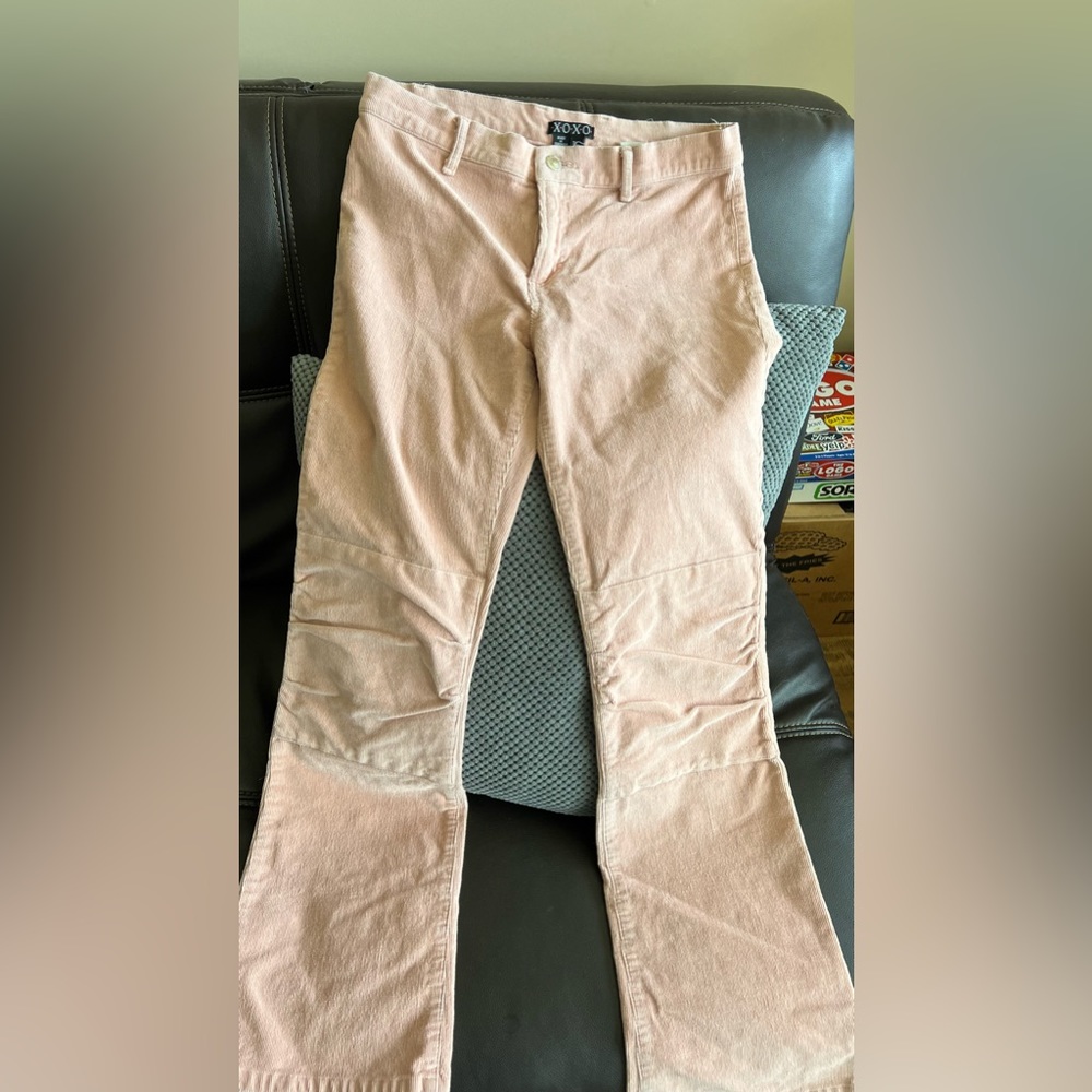 Pink corduroy